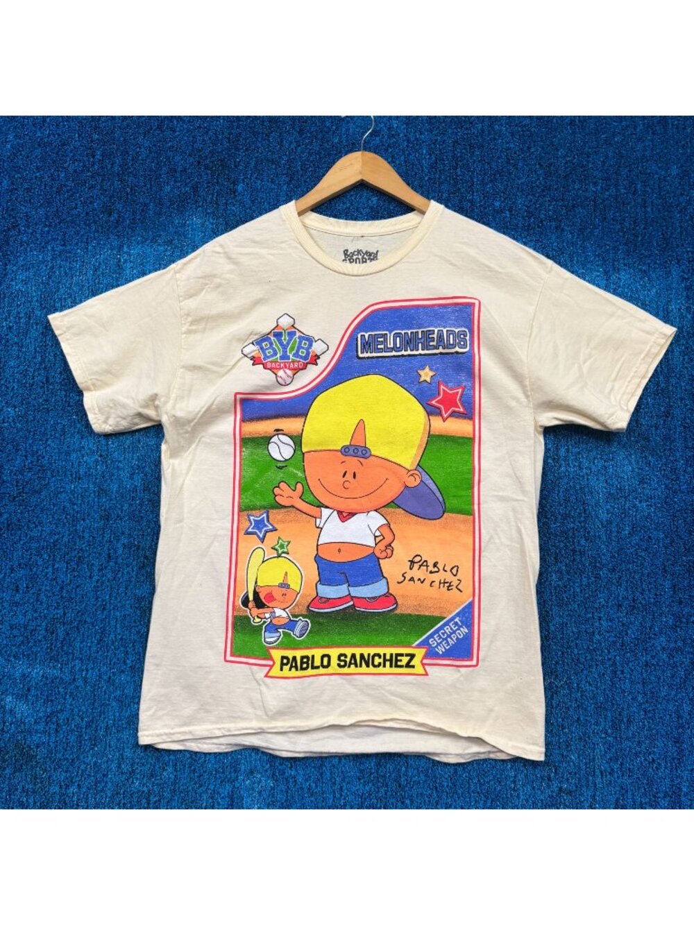 Pablo Sanchez The Secret Weapon Backyard Sports Baggy Tee M